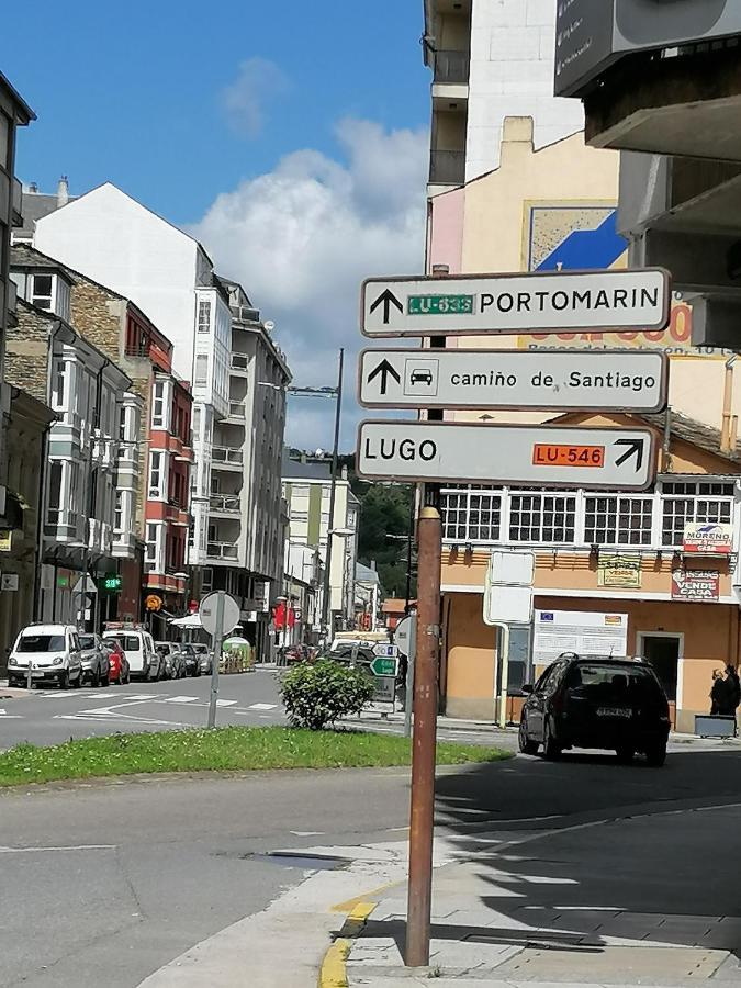 Hotel Cuatro Caminos Sarria Exterior foto